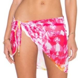 Beach Bunny NWT South Beach Sunset Sarong One Size